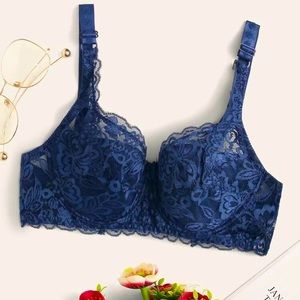 True Blue Push Up Bra